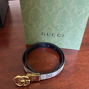 Gucci Marmont Reversible Belt Sz 65